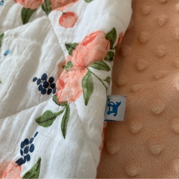 Little unicorn quilted Floral Pink and White Kids sleep sack Pajamas - Picture 4 of 6